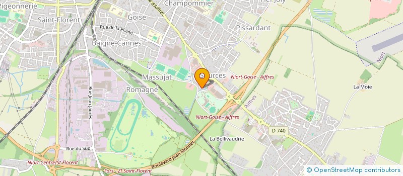 localisation de l'entreprise MADAME ANOUK MANGEARD  NIORT