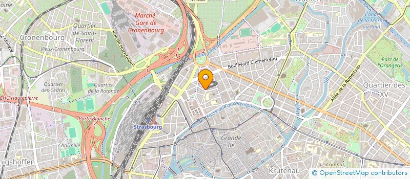 localisation de l'entreprise MADAME ANOUK MARILLEAU à STRASBOURG
