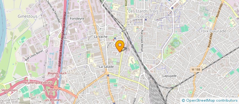 localisation de l'entreprise MADAME ANOUK MATHIOT à TOULOUSE