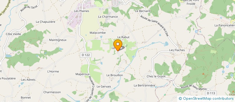 localisation de l'entreprise MADAME ANOUK MONCET à SAINT-MARTIN-EN-HAUT