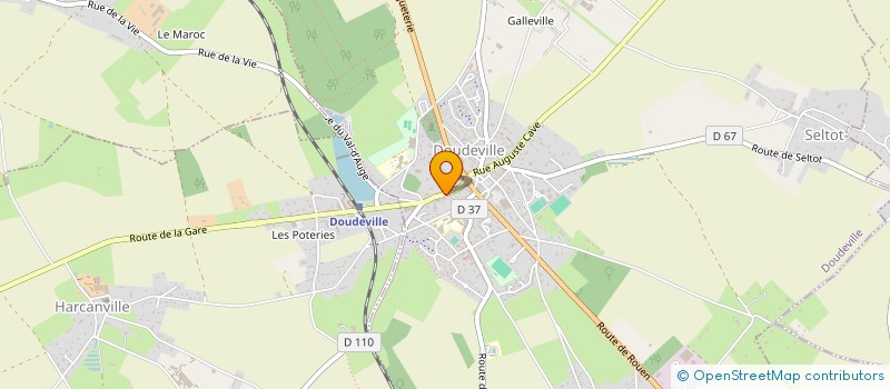 localisation de l'entreprise MADAME ANOUK PAQUET  DOUDEVILLE