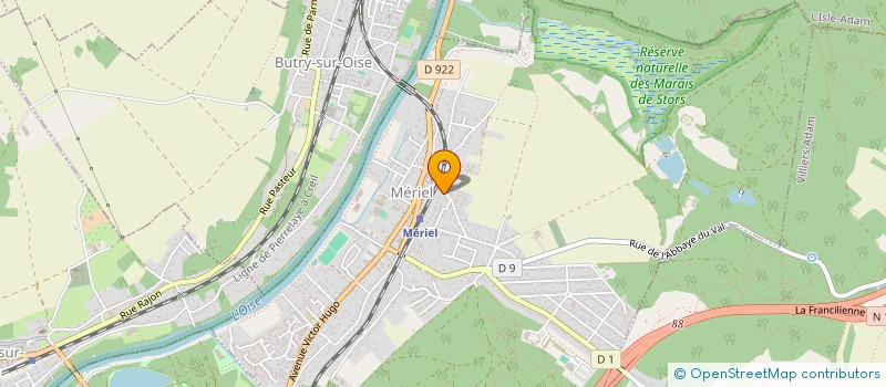 localisation de l'entreprise MADAME ANOUK PARIYSKI  MERIEL