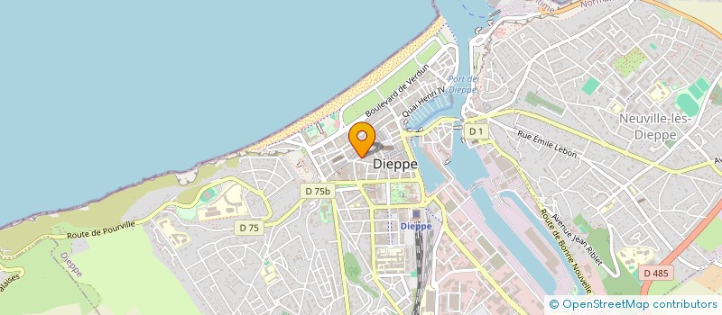 localisation de l'entreprise MADAME ANOUK PENNETIERE  DIEPPE