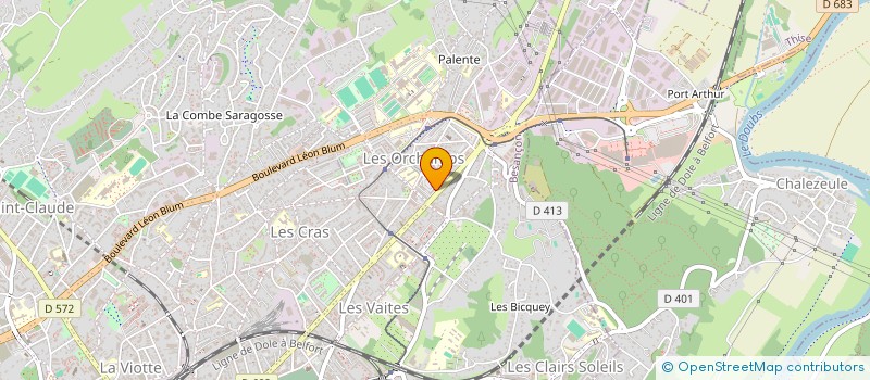 localisation de l'entreprise MADAME ANOUK PHARIZAT à BESANCON