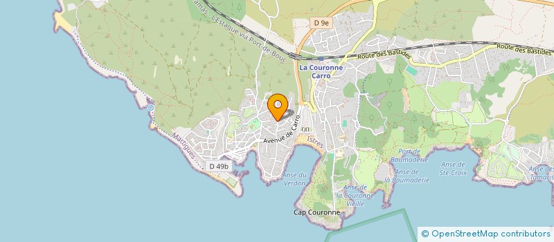 localisation de l'entreprise MADAME ANOUK RICCIARDI à MARTIGUES