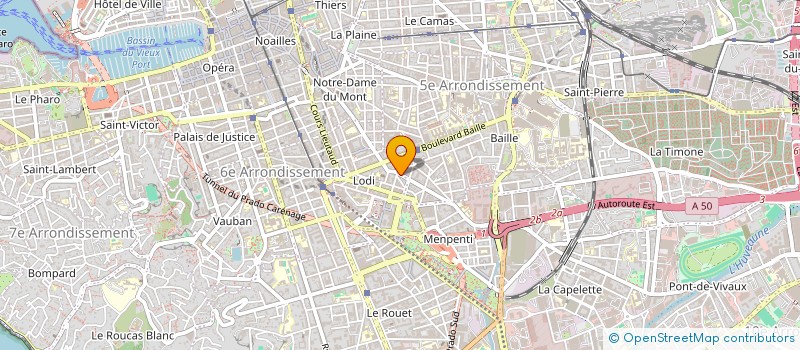 localisation de l'entreprise MADAME ANOUK TARBOURIECH  MARSEILLE