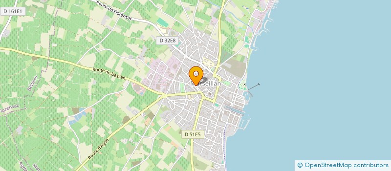 localisation de l'entreprise MADAME ANOUK TRAVAILLARD à MARSEILLAN