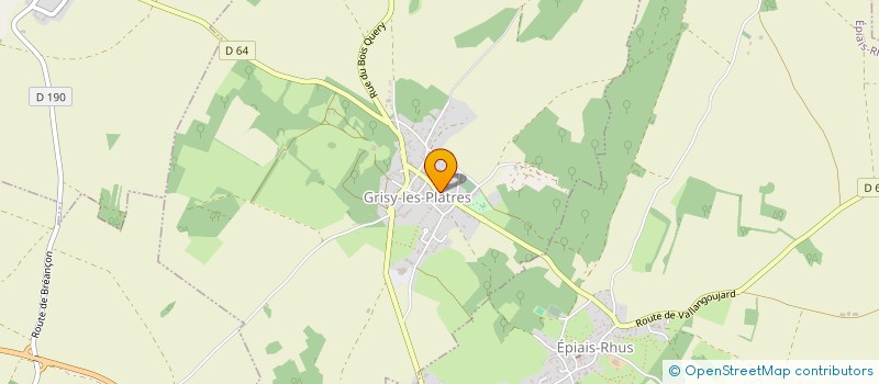 localisation de l'entreprise MADAME ANOUREKHA DUSORUTH  GRISY-LES-PLATRES