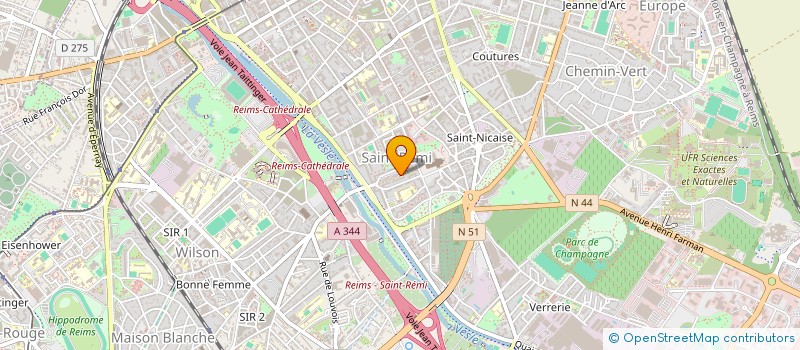 localisation de l'entreprise MADAME ANOUSHKA GOEL  REIMS