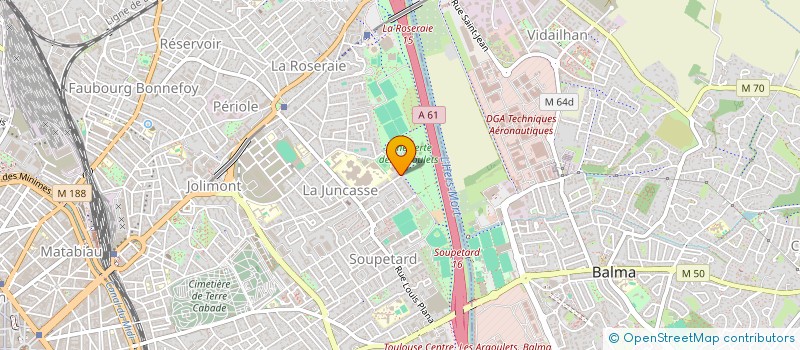 localisation de l'entreprise MADAME ANRAFA HASSNI M HADJI à TOULOUSE