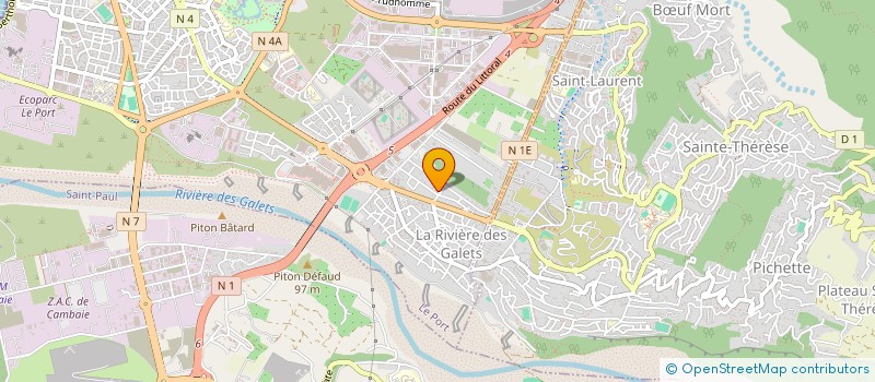 localisation de l'entreprise MADAME ANRIETTE MOHAMED  LE PORT