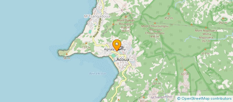 localisation de l'entreprise MADAME ANRIFADJATI AMBDIRAHAMANE à ACOUA