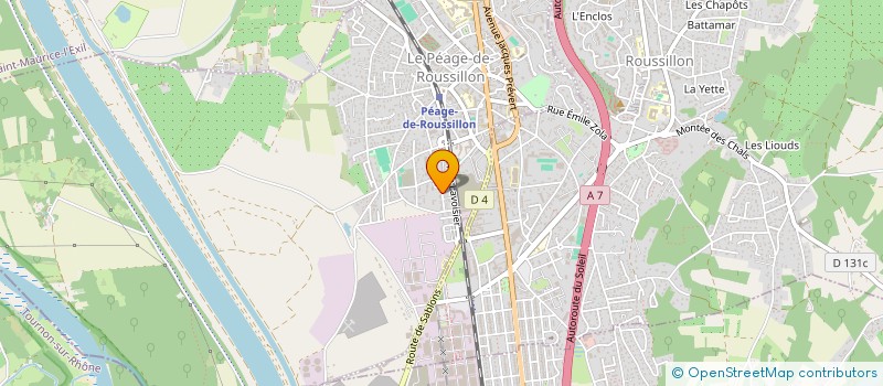 localisation de l'entreprise MADAME ANSE AKGUL  LE PEAGE-DE-ROUSSILLON