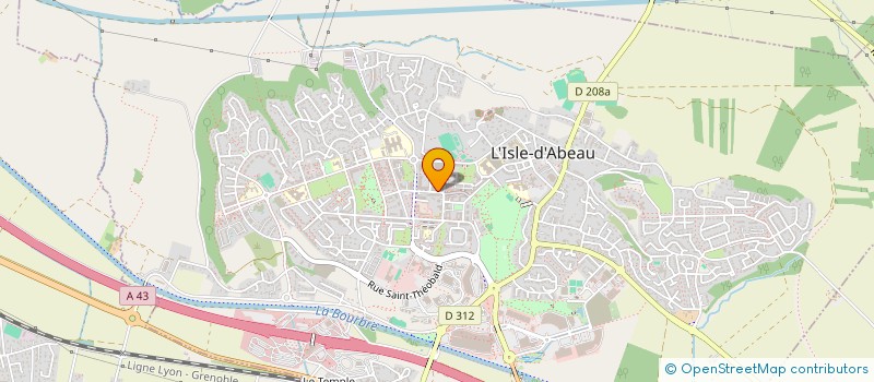 localisation de l'entreprise MADAME ANSMATI DAOUD ATTOUMANI  L'ISLE-D'ABEAU