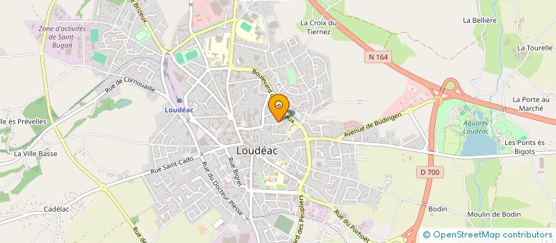 localisation de l'entreprise MADAME ANSUYATI AMADA MCOLO à LOUDEAC