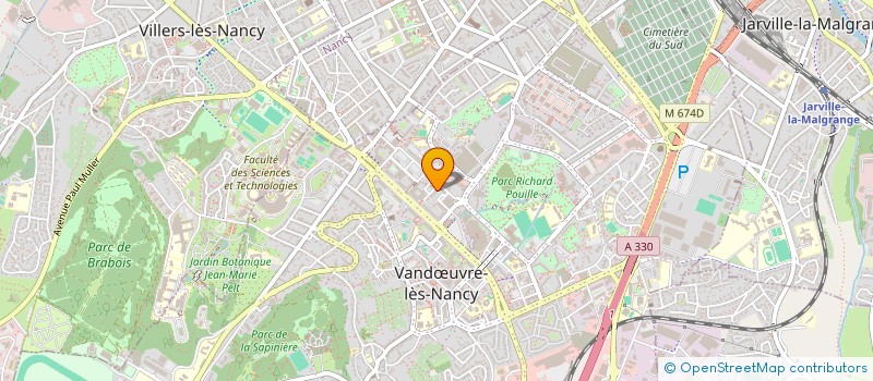 localisation de l'entreprise MADAME ANTA BA à VANDŒUVRE-LES-NANCY