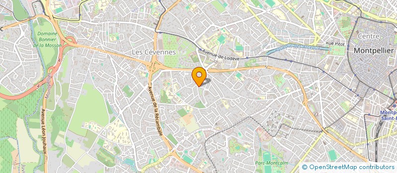 localisation de l'entreprise MADAME ANTARA CORTEZ -TABOADA à MONTPELLIER
