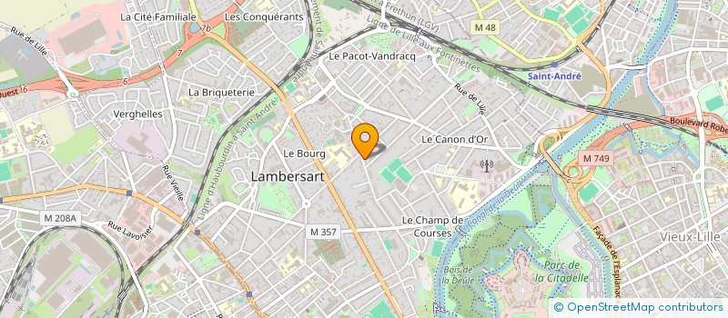 localisation de l'entreprise MADAME ANTHEA BARTOSCH à LAMBERSART