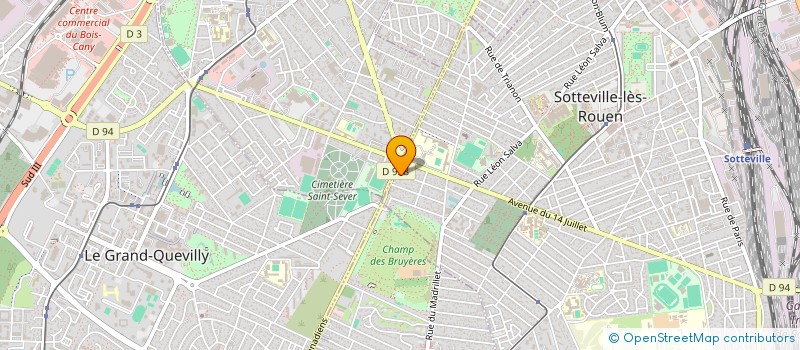 localisation de l'entreprise MADAME ANTHEA CAUCHOIS à SOTTEVILLE-LES-ROUEN