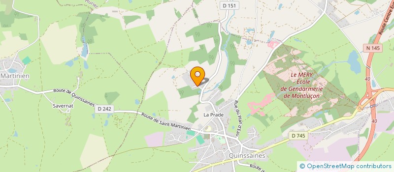 localisation de l'entreprise MADAME ANTHEA LABUSSIERE à QUINSSAINES