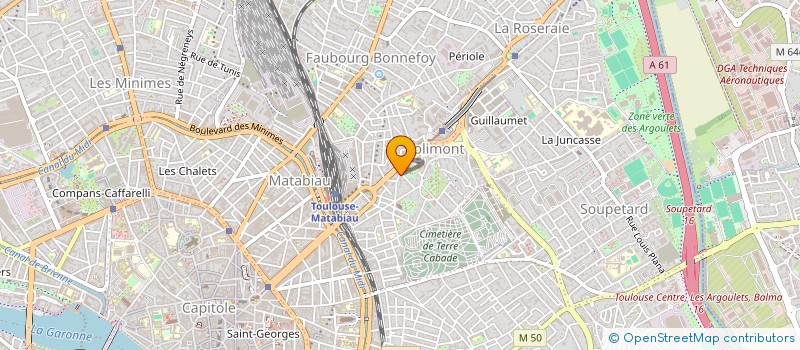 localisation de l'entreprise MADAME ANTHEA LUBAT à TOULOUSE