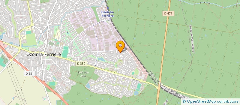 localisation de l'entreprise MADAME ANTHEA MASSIF  OZOIR-LA-FERRIERE