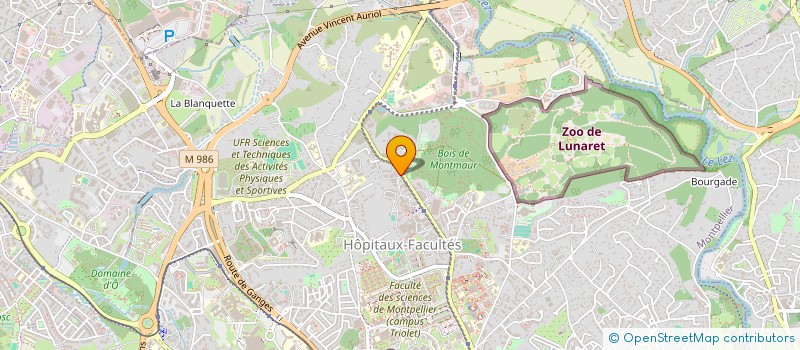 localisation de l'entreprise MADAME ANTHESSA LEBEAU  MONTPELLIER