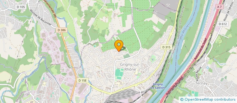 localisation de l'entreprise MADAME ANTHONINA MILLIEN  GRIGNY