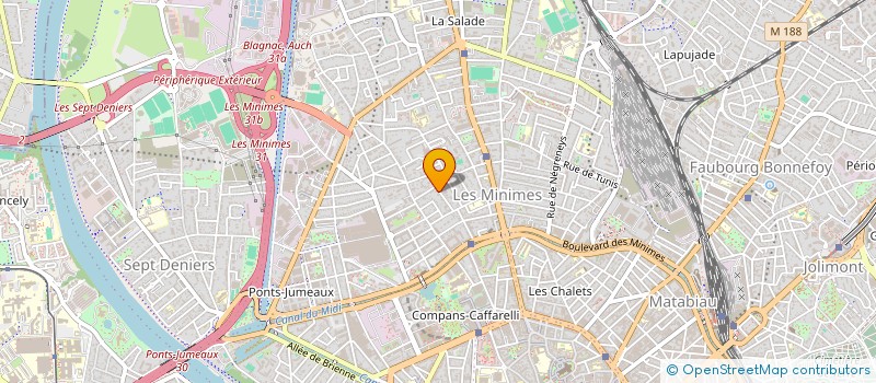 localisation de l'entreprise MADAME ANTHONY ROLIN  TOULOUSE