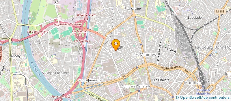 localisation de l'entreprise MADAME ANTHONY RUFFIE à TOULOUSE