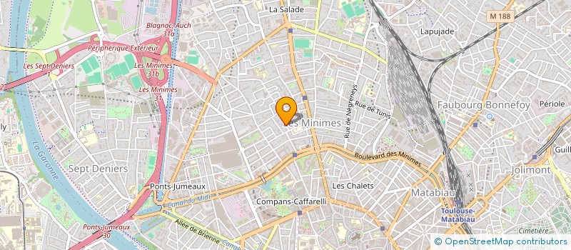localisation de l'entreprise MADAME ANTHONY SEVILLA-GARO à TOULOUSE