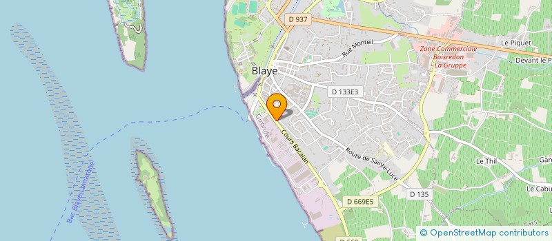 localisation de l'entreprise MADAME ANTINEA EYMAS à BLAYE