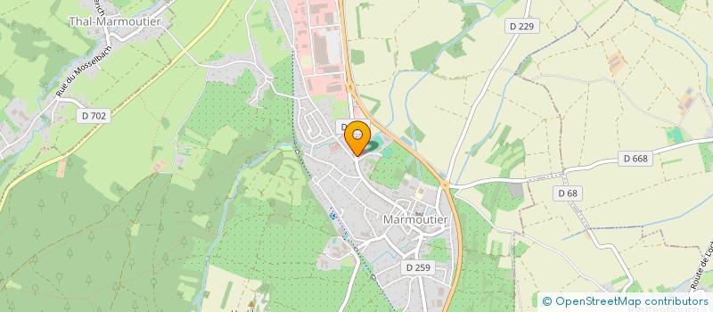 localisation de l'entreprise MADAME ANTINEA IZAGUIRRE  MARMOUTIER