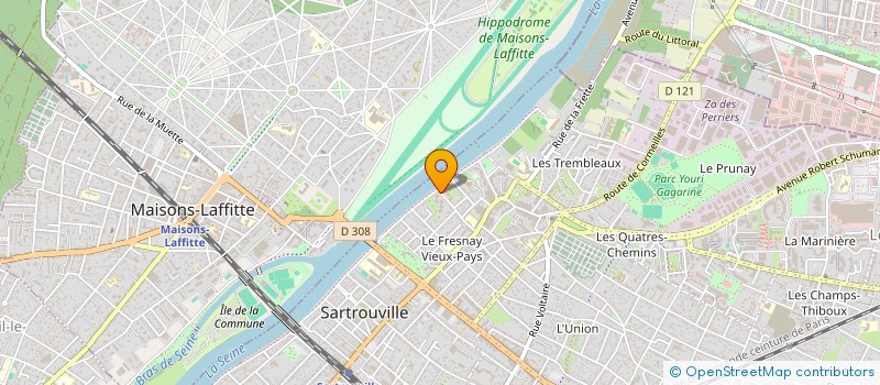 localisation de l'entreprise MADAME ANTINEA LOMBARD à SARTROUVILLE