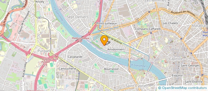 localisation de l'entreprise MADAME ANTIONETTE AMADOR à TOULOUSE