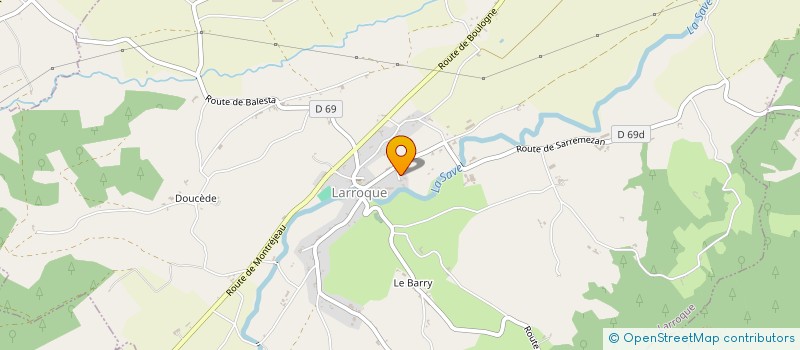 localisation de l'entreprise MADAME ANTJE VAN ROSMALEN à LARROQUE