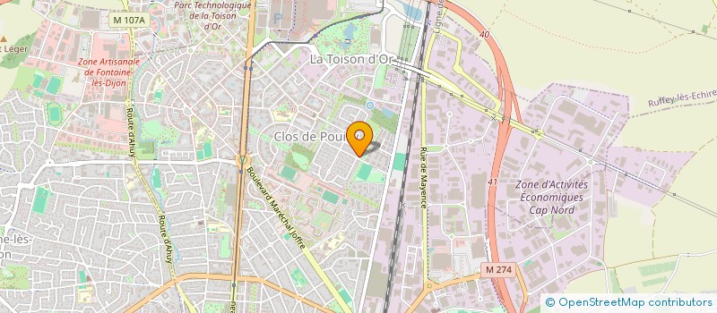 localisation de l'entreprise MADAME ANTO M PASSI  DIJON