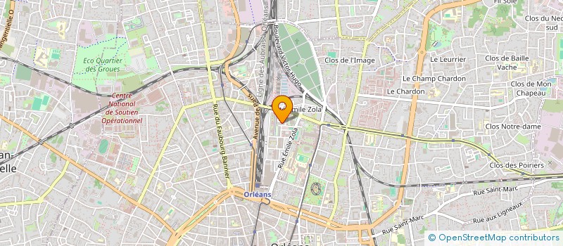 localisation de l'entreprise MADAME ANTOINE OKOUONGO  ORLEANS