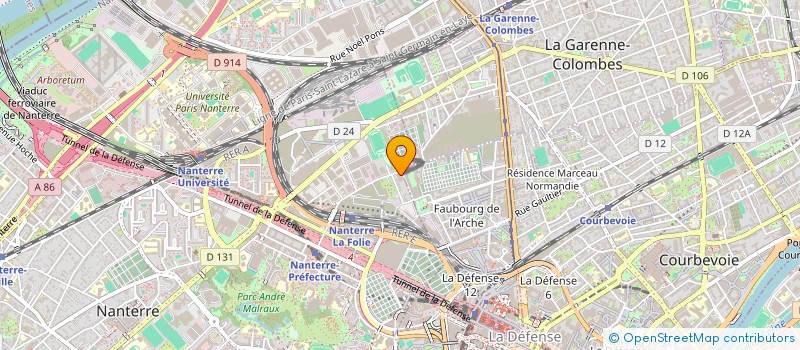 localisation de l'entreprise MADAME ANTOINETTA ROSSI  NANTERRE