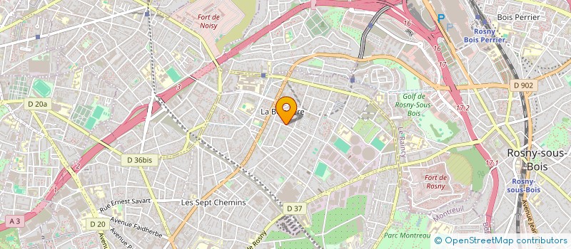 localisation de l'entreprise MADAME ANTOINETTE ADODO DAHOUE à MONTREUIL