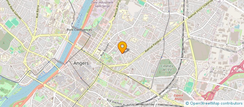 localisation de l'entreprise MADAME ANTOINETTE BASILE à ANGERS
