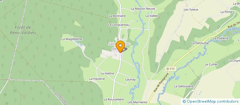 localisation de l'entreprise MADAME ANTOINETTE BEAUDOIN à LONGNY LES VILLAGES