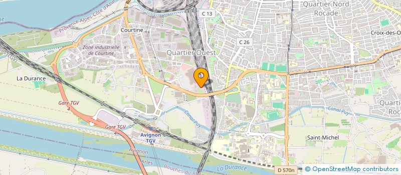 localisation de l'entreprise MADAME ANTOINETTE BONAVITA  AVIGNON