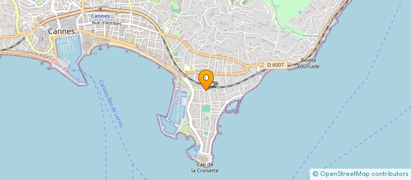 localisation de l'entreprise MADAME ANTOINETTE BORGHESI à CANNES