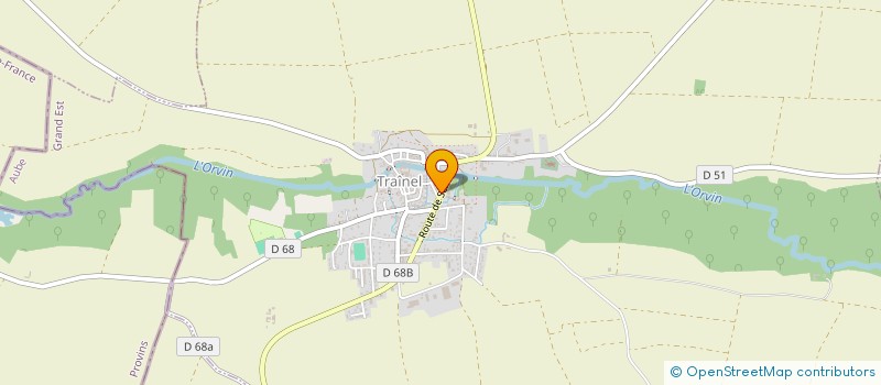 localisation de l'entreprise MADAME ANTOINETTE BOURDON  TRAINEL