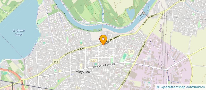 localisation de l'entreprise MADAME ANTOINETTE BOURRAT  MEYZIEU