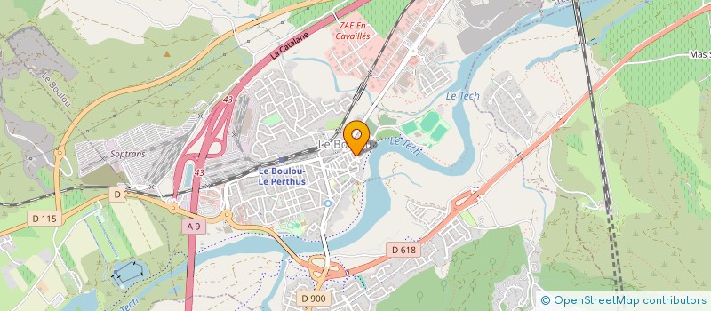 localisation de l'entreprise MADAME ANTOINETTE BOUSQUET  LE BOULOU