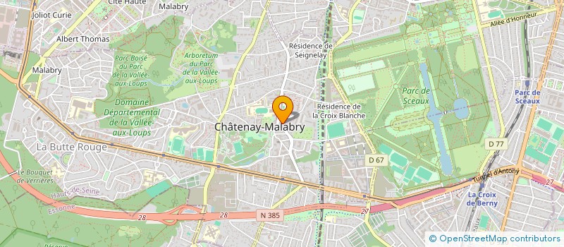 localisation de l'entreprise MADAME ANTOINETTE BOUTILLON  CHATENAY-MALABRY