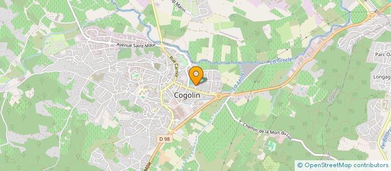 localisation de l'entreprise MADAME ANTOINETTE CANNOVA à COGOLIN