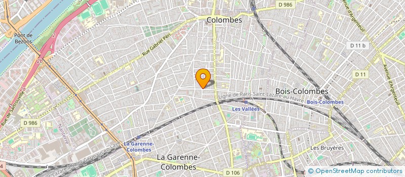 localisation de l'entreprise MADAME ANTOINETTE CARNIATO à COLOMBES